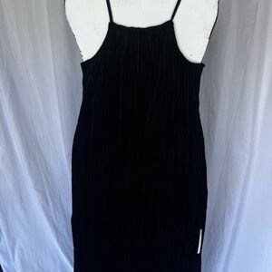 Nasty Gal‎ Black Spaghetti Strap Slip Maxi Dress